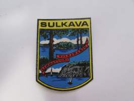 Sulkava -kangasmerkki, matkailumerkki, leikkaamaton