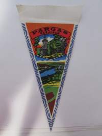 Pargas -Parainen -matkailuviiri, pikkukoko / souvenier pennant