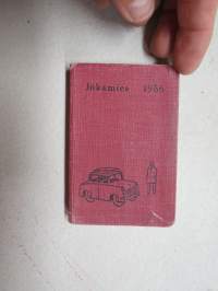 Jokamies 1956 taskumuistio (almanakka / kalenteri) karkausvuodeksi