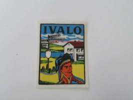 Ivalo -kangasmerkki, matkailumerkki, leikkaamaton