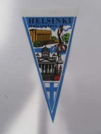 Helsinki -Helsinfors -matkailuviiri, pikkukoko / souvenier pennant