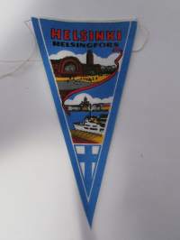 Helsinki -Helsinfors -matkailuviiri, pikkukoko / souvenier pennant