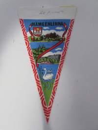 Hämeeenlinna -matkailuviiri, pikkukoko / souvenier pennant