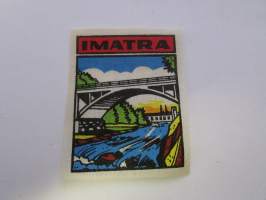 Imatra -kangasmerkki, matkailumerkki, leikkaamaton