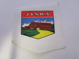 Jyskä (Jyväskylä) -kangasmerkki, matkailumerkki, leikkaamaton