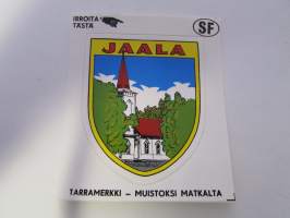 Jaala -tarra, matkamuistotarra 1970-luvulta