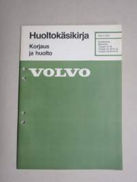 Volvo Huoltokäsikirja osa 8 (87) Pysäköintilämmitin Tyyppi 07-B, 01-/-01-D, 03-B/03-D -korjaamokirjasarjan osa