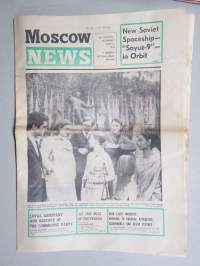 Moscow News, 2.6.1970 - Weekly by Air from Moscow -englanninkielinen propagandalehti