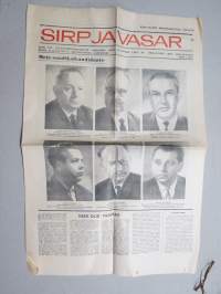 Sirp ja Vasar 1970 nr 24 -eestinkielinen propagandalehti