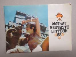 Matkat Neuvostoliittoon 1968 - Suomen Matkatoimisto / Inturist -matkaesite