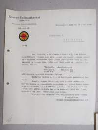 Suomen Teollisuuskonttori Oy - Littoisten Oy (Littoinen), 28.3.1934 -asiakirja (Brabantia lämmityskoksi)