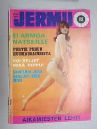 Jermu 1971 nr 9 -aikuisviihdelehti / adult graphics magazine, Ei armoa natseille, Purtsi, Leopardi saalistaa, Polynesialaista vapaata seksiä, ym.