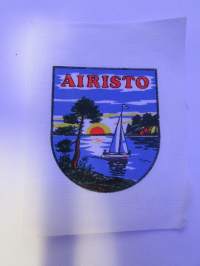 Airisto -kangasmerkki, matkailumerkki, leikkaamaton