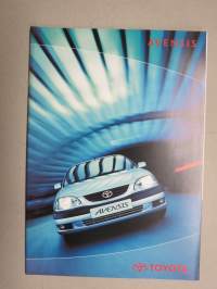 Toyota Avensis 2002 -myyntiesite / sales brochure