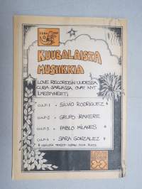 Uusi Laulu 1976 nr 3, poliittisen, vasemmistolaisen  laululiikkeen kannattaja, Carlos Puebla Malvina Reynolds haastattelut, Maarit ja Sami Hurmerinta, Ilkka Hannula