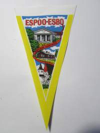 Espoo -Esbo -matkailuviiri, pikkukoko / souvenier pennant