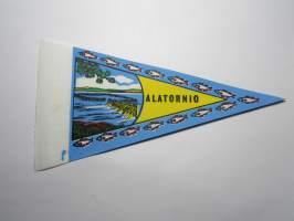 Alatornio -matkailuviiri, pikkukoko / souvenier pennant