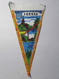 Forssa -matkailuviiri, pikkukoko / souvenier pennant