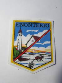 Enontekiö -kangasmerkki, matkailumerkki, leikkaamaton