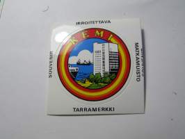 Kemi -tarra, matkamuistotarra 1970-luvulta