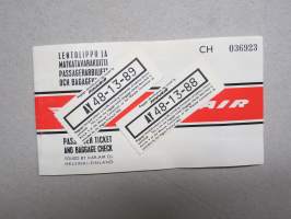 Kar-Air Passenger Ticket CH 036923