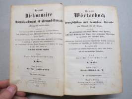Nouveau Dictionnaire francais-allemand et allemand-francais - Neues Wörterbuch der französischen und deutschen Sprache, 1849