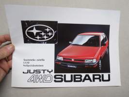 Subaru Justy 4WD -myyntiesite