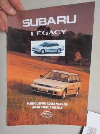 Subaru Legacy -myyntiesite