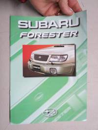 Subaru Forester -myyntiesite