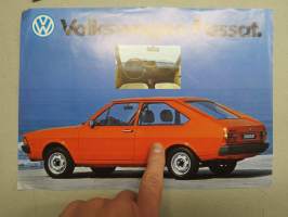 Volkswagen Passat 1979 -myyntiesite / brochure