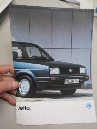 Volkswagen Jetta 1986 -myyntiesite / brochure