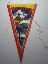 Kemijärvi -matkailuviiri, pikkukoko / souvenier pennant