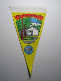 Kivijärvi -matkailuviiri, pikkukoko / souvenier pennant