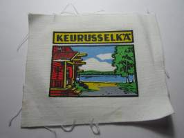 Keurusselkä -kangasmerkki, matkailumerkki, leikkaamaton