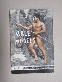Male Models nr 10 -gay magazine, valokuvia, piirroskuvia