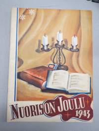 Nuorison Joulu 1943 -joululehti, Miehen löyly, Kainuun kansan vanhoja joulutapoja, Jouluporsas, ym. kertomuksia