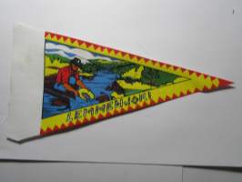 Lemmenjoki -matkailuviiri, pikkukoko / souvenier pennant