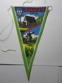 Lohja Lojo -matkailuviiri, pikkukoko / souvenier pennant