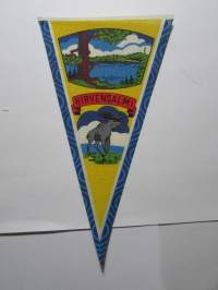 Hirvensalmi -matkailuviiri, pikkukoko / souvenier pennant