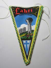 Lahti -Vesitorni -matkailuviiri, pikkukoko / souvenier pennant