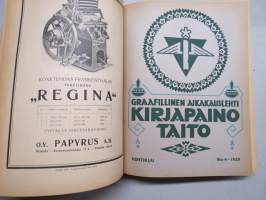 Kirjapainotaito 1920 -sidottu vuosikerta