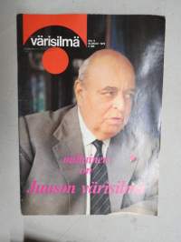Värisilmä 1972 nr 5 -Suomen Värikauppiaat ry asiakaslehti, Kansikuva Juuso Walden
