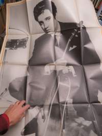 Elvis Presley (backside the story of BB - Brigitte Bardot) - Suosikki-lehden juliste / poster