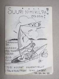 Turku Windsurfer Club 1981 nr 1 -vielä nimeämätön jäsenlehti