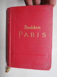 Baedekers Paris -matkaopas / kartta