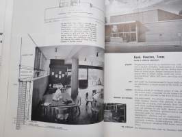 Progressive Architecture 1950 annual volume -amerikkalaisen arkkitehtuurilehden sidottu vuosikerta