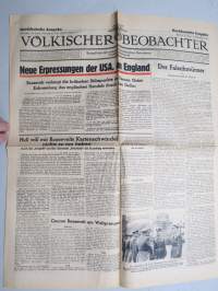Völkischer Beobachter - Kampfblatt der Nationalsozialistischen Bewegung Grossdeutschlands, Norddeutsche Ausgabe, 31.10.1941 -natsipuoleen sanomalehti