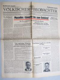 Völkischer Beobachter - Kampfblatt der Nationalsozialistischen Bewegung Grossdeutschlands, Norddeutsche Ausgabe, 28.10.1941 -natsipuoleen sanomalehti