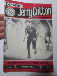 Jerry Cotton 1975 nr 16 Myrkkykaasua G-mies Cotton