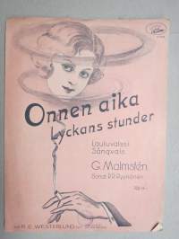 Onnen aika - Lyckans stunder -nuotit